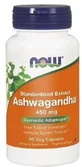 NOW FOODS Ashwagandha 90 Kapseln.