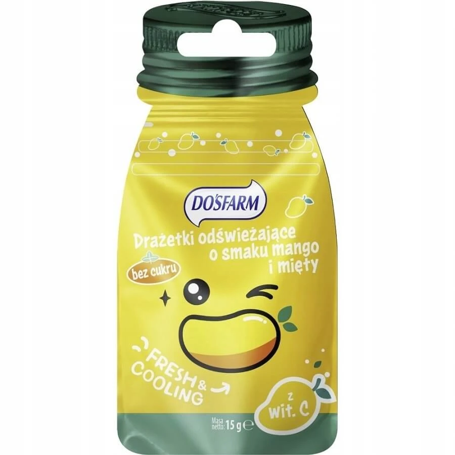 Dosfarm Dragees rafraîchissantes à la mangue et à la menthe avec ...
