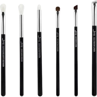 Jessup Black/Silver Mix Haarbürste 6er Set Bürsten