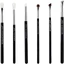 Jessup Black/Silver Mix Haarbürste 6er Set Bürsten