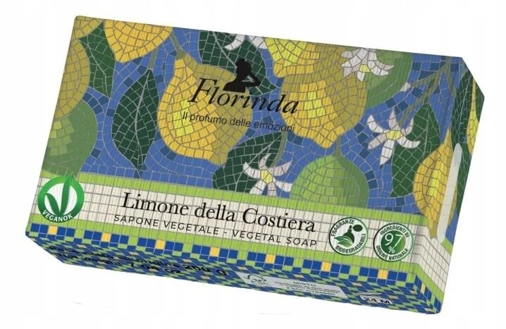 FLORINDA Natural Soap Mosaic Italian Coastal Lemon ...