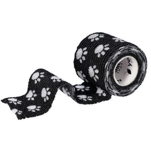 Venda cohesiva YellowBand 5 cm x 4,5 m negra en patas 1 ...