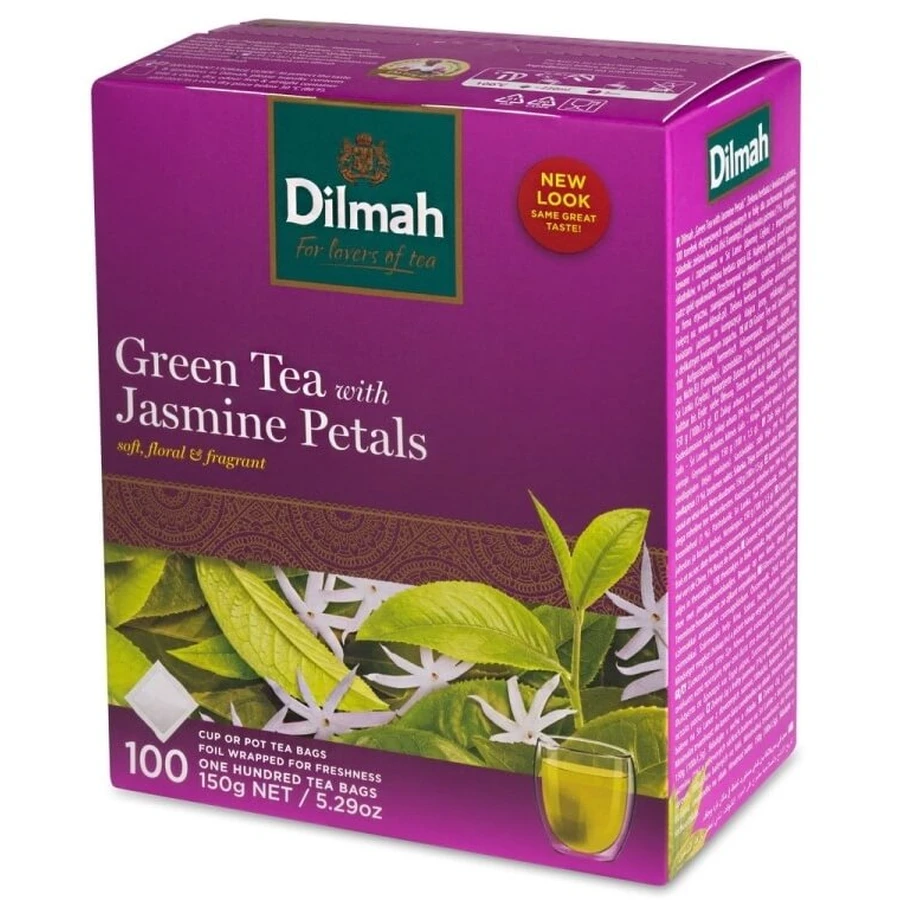 Dilmah Green Tea Jasmine 100 bags