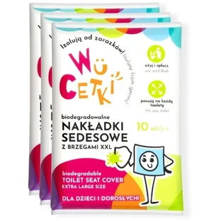 WuCetki toallitas higiénicas desechables, 3x10 unidades
