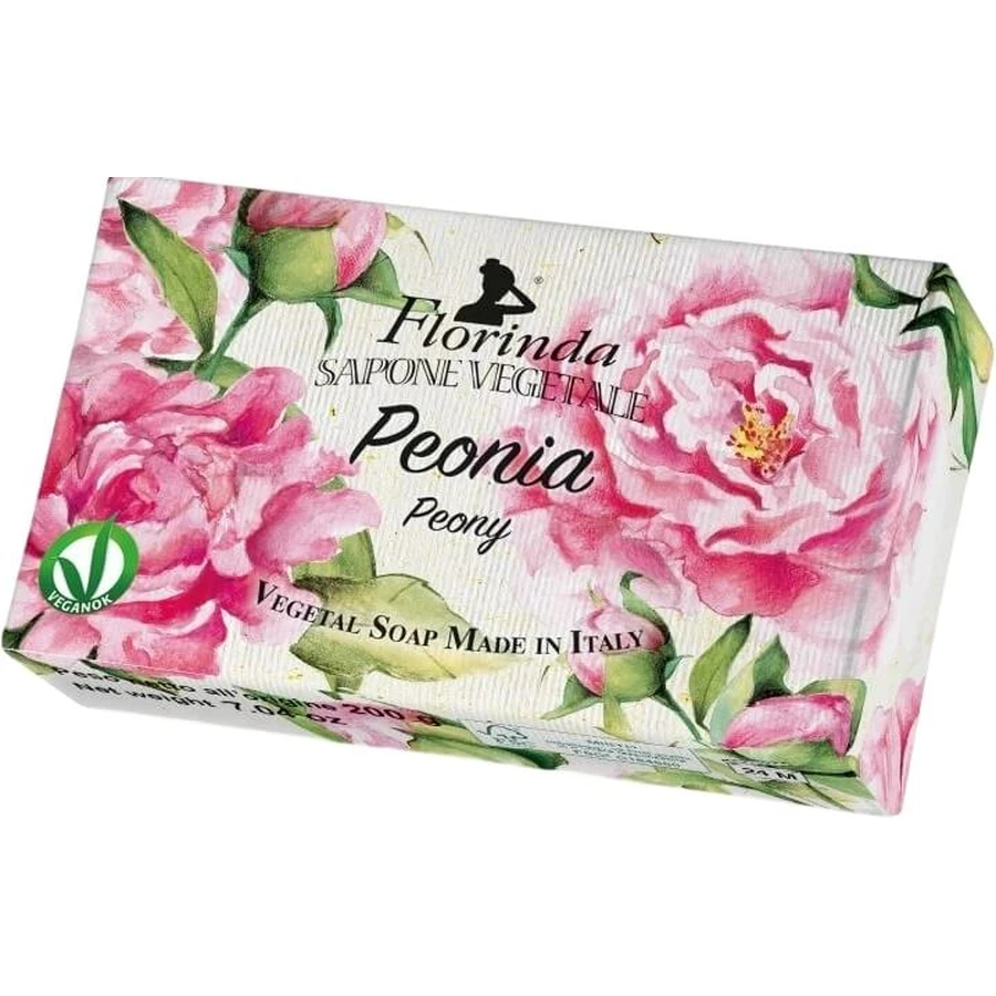 FLORINDA Natuurlijke pioen zeep 200 g