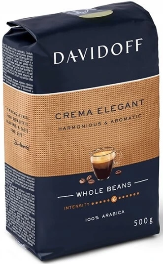 Davidoff Crema Elegant, coffee bean 500g