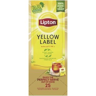 Lipton Yellow Label Zwarte Thee 25 builtjes