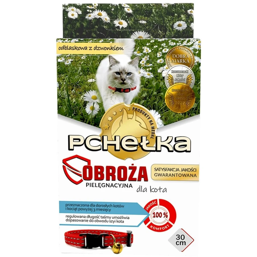 Flohpflegehalsband für Katzen mit Glocke 30 cm 1 ...