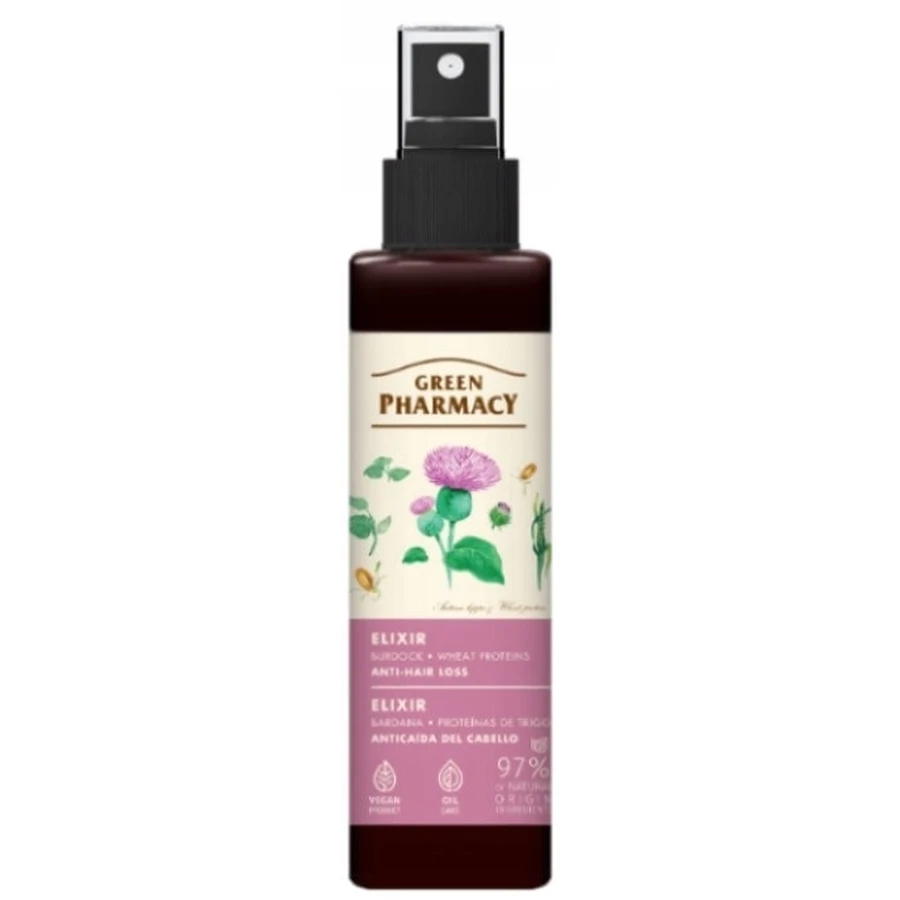 Green Pharmacy Elixir against hair loss burdock and ...