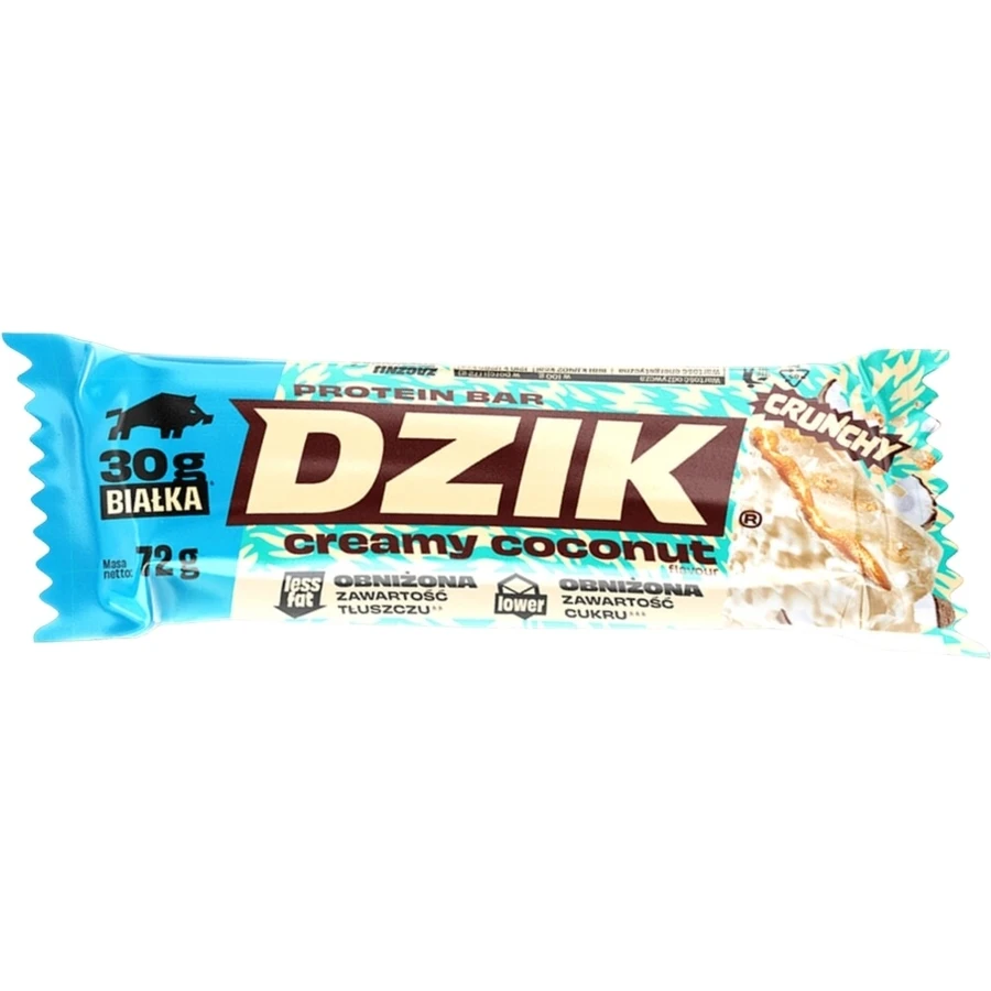 WK DZIK Barrita de proteínas Crunchy Coconaut 72 g