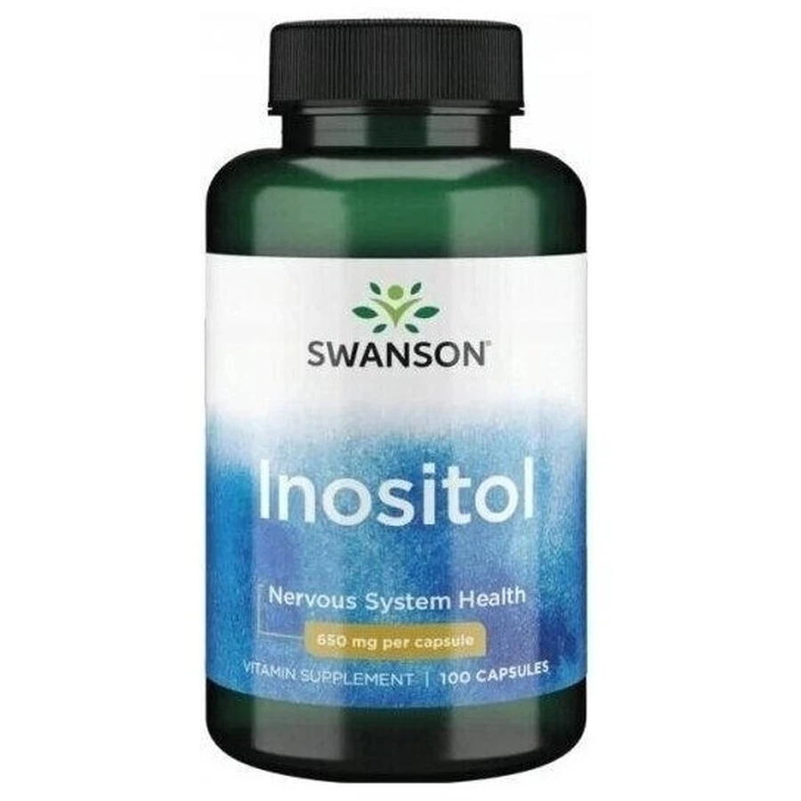 Swanson Inositol 650mg 100 capsules