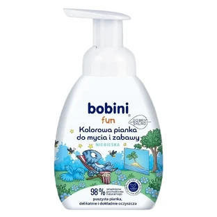 BOBINI Fun Colorful Wash and Play Foam Bleu 300ml