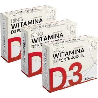 Ring Vitamin D3 Forte 4000 IU 60 capsules Multipack x 3