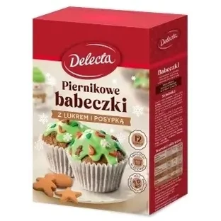 Delecta Peperkoek cupcakes met groen glazuur en hagelslag 360 ...