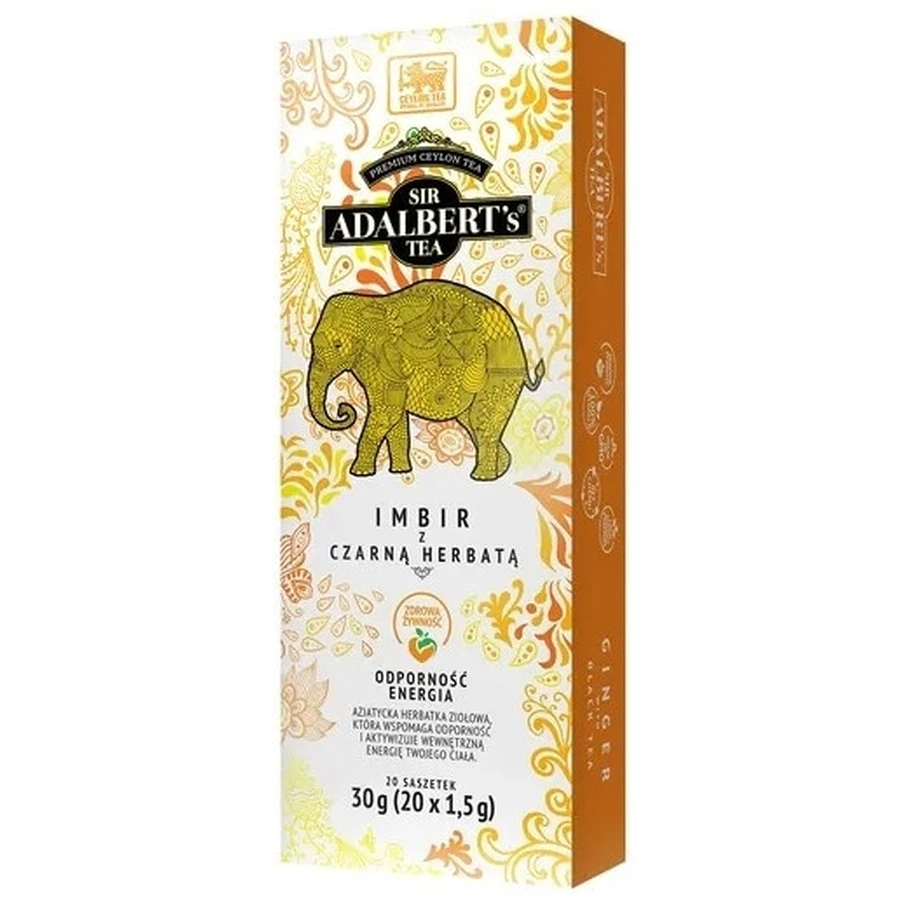 Sir ADALBERT'S Tea Ginger with black tea 20 sachets