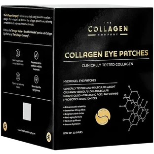 The Collagen Company Parches de colágeno para los ojos, 30 pares