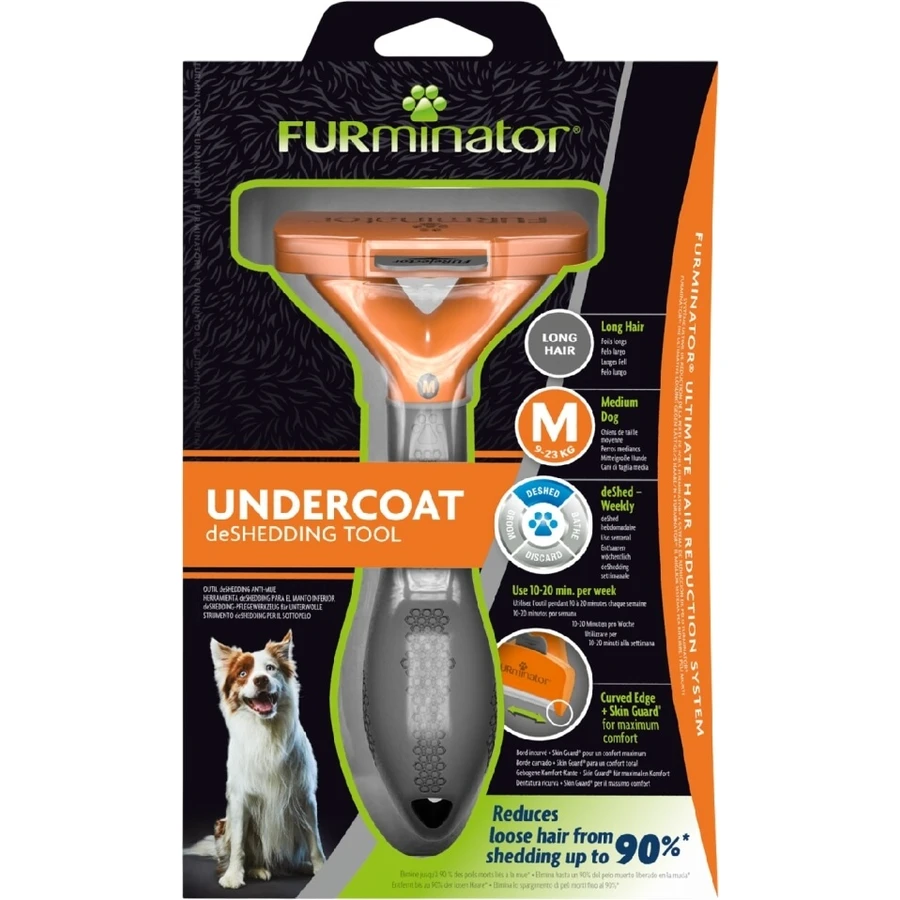 FURminator-Bürste für langhaarige Hunde M