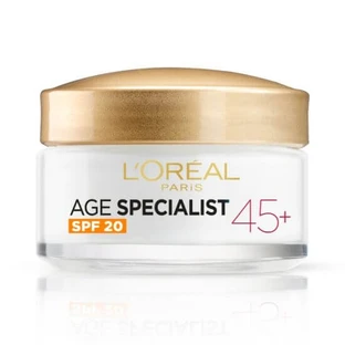 Anti-wrinkle day cream with lifting effect and SPF 20 Age Specialist 45+, 50 ml, Loreal