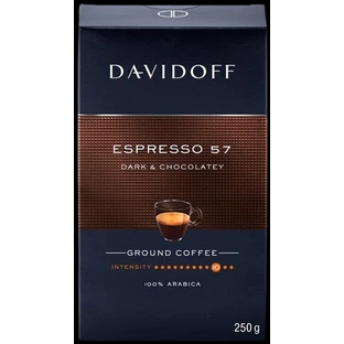 Davidoff Espresso 57 Dark Chocolatey ground coffee 250g