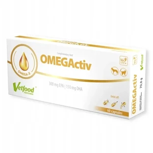 VETFOOD OMEGActiv 60 capsules.