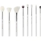 Jessup White/Silver Mix Hair Brush Set Pinceles para ojos 8 pcs.