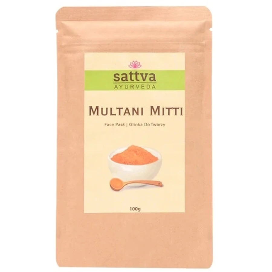 Sattva Multani Mitti arcilla cosmética para la cara 100g