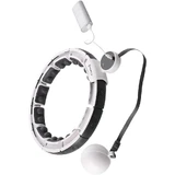 Abisal HHM16 hula hop weiß mit Magneten und Gewicht + ...
