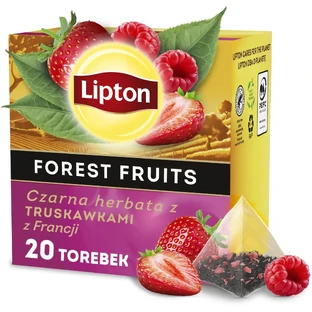 Lipton Schwarzer Express Tee mit Erdbeeren aus Frankreich 20 ...