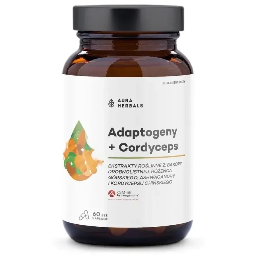Adaptogens + Cordyceps plant extracts 60 capsules