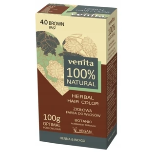 VENITA 100% NATURAL Farbstoff 4.0 braun 100 g