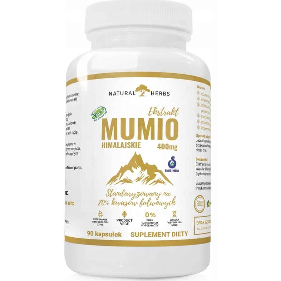 Altopharma Himalaya Mumio Extrakt 400 mg 90 Kapseln.