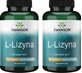 Swanson L-Lysine 500mg 100 capsules Multi-pack x 2