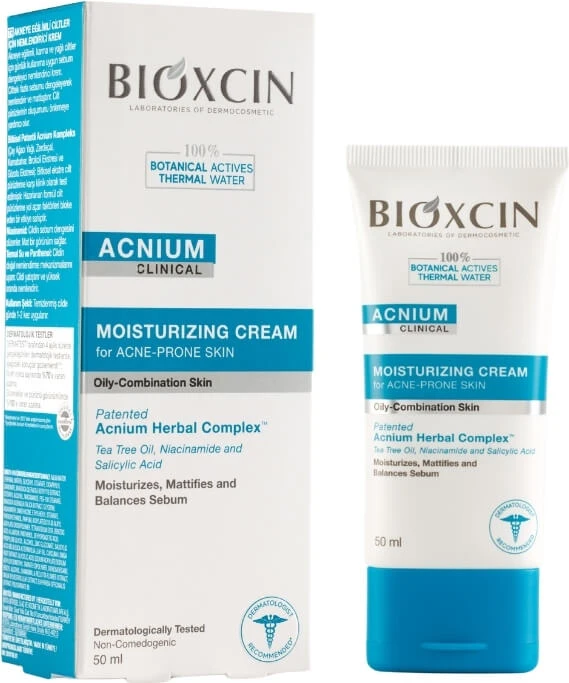 Bioxcin Acnium Sebum Balancing Moisturizing Cream 50 ml.