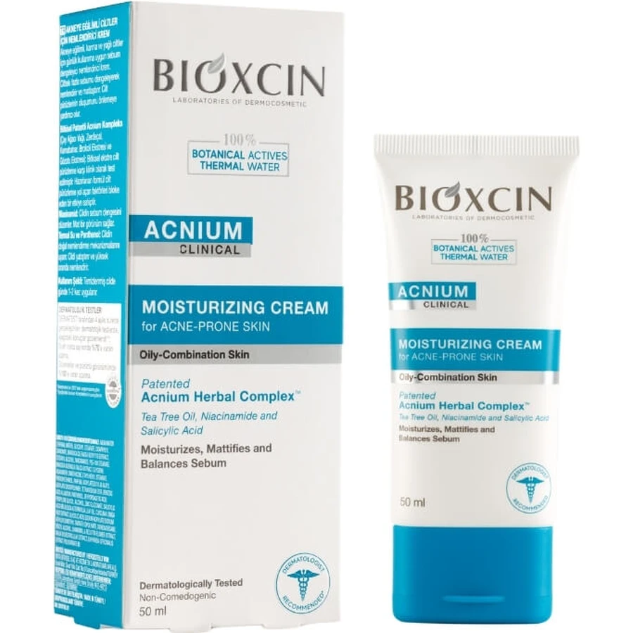 Bioxcin Acnium Sebum Balancing Feuchtigkeitscreme 50 ml.