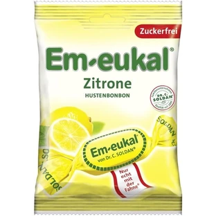 Em-Eukal Citroen snoepjes zonder suiker 75 g