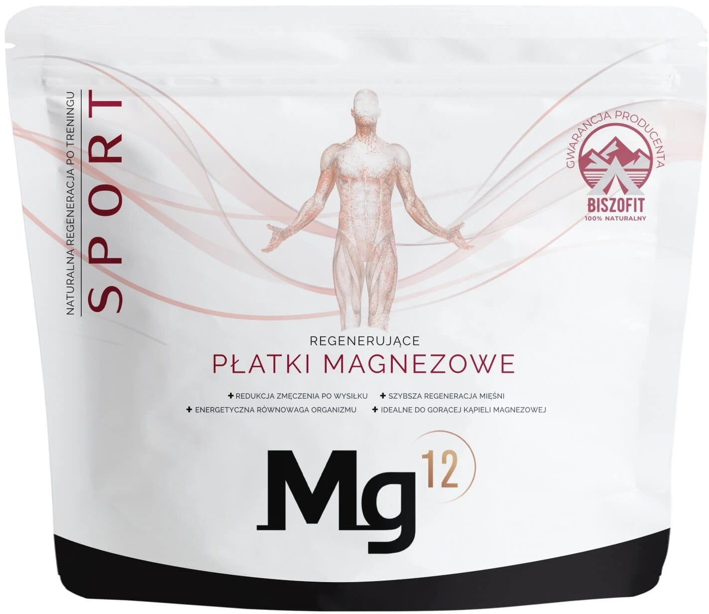 Mg12 SPORT Magnesium flakes for bathing 1kg.