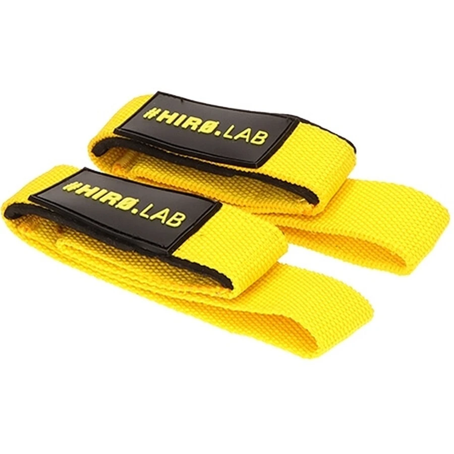 HIRO.LAB Cotton Straps Yellow Weightlifting Straps ...