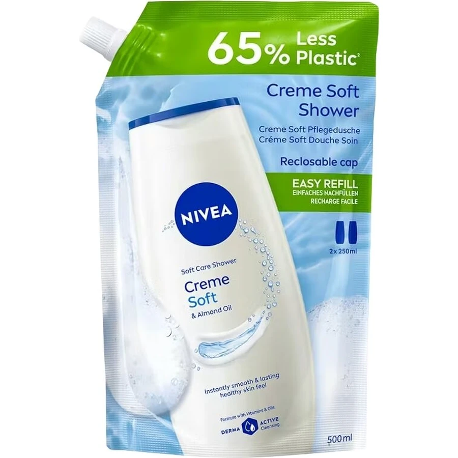 Nivea women's creme soft shower gel stock 500 ml