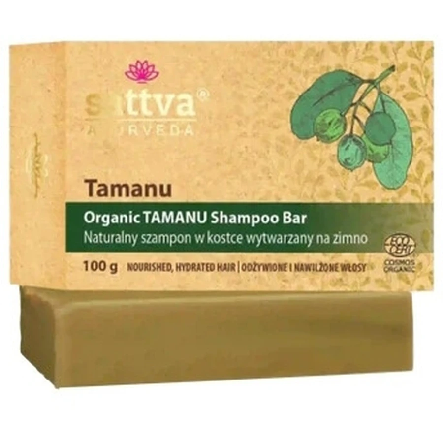 Sattva Șampon organic cub de tamanu 100 g