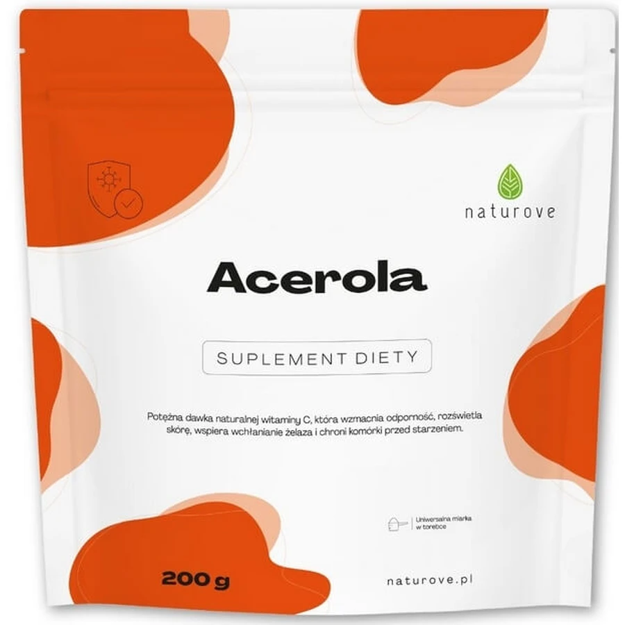Naturove Acerola poeder 200 g (Vervaldatum 31.07.2026)