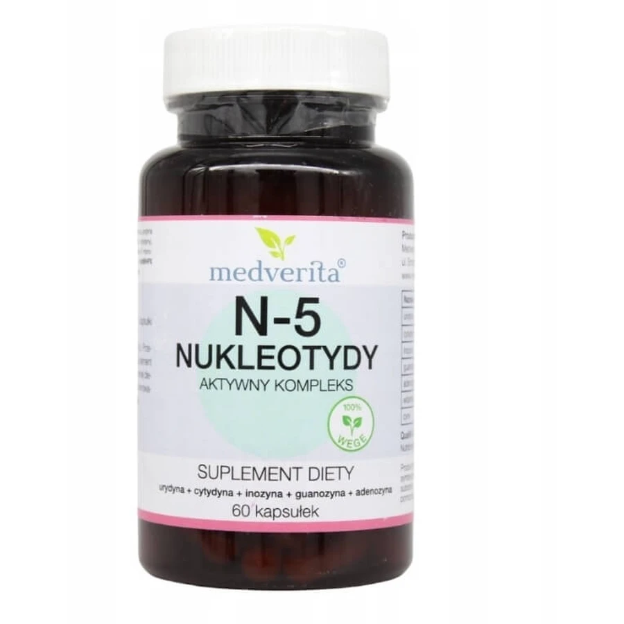Medverita N-5 Nucleótidos 60 cápsulas.