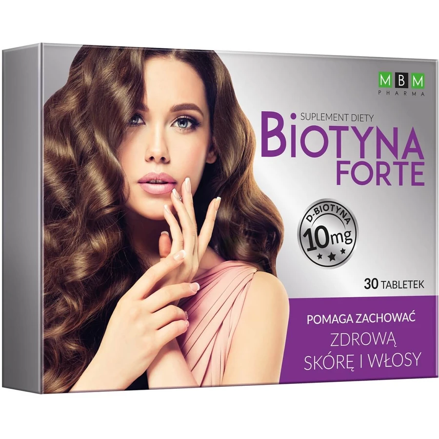 MBM Biotin Forte 30 comprimés.