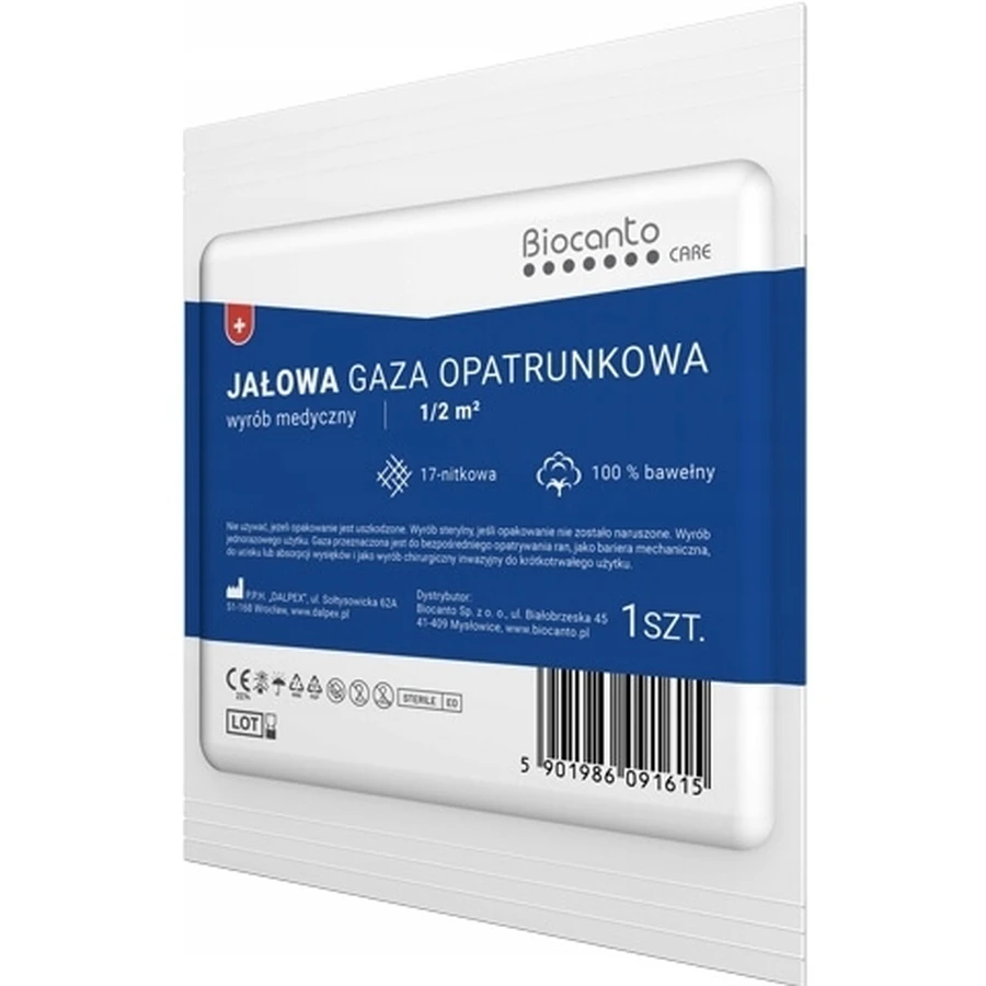 Biocanto Care sterile dressing gauze 17 threads 0.5 m2 1 ...