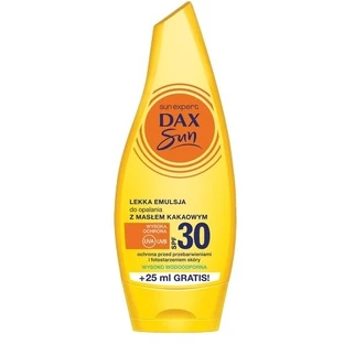 DAX SUN Emulsie voor licht zonnebaden met cacaoboter SPF30 ...