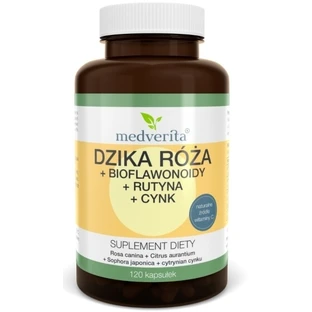 Medverita Wilde Roos+Bioflavonoïden+Rutine+Cinek 120 capsules