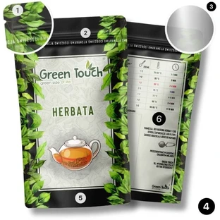 Green Touch Zwarte bladthee Zwarte appeltaart 50 g