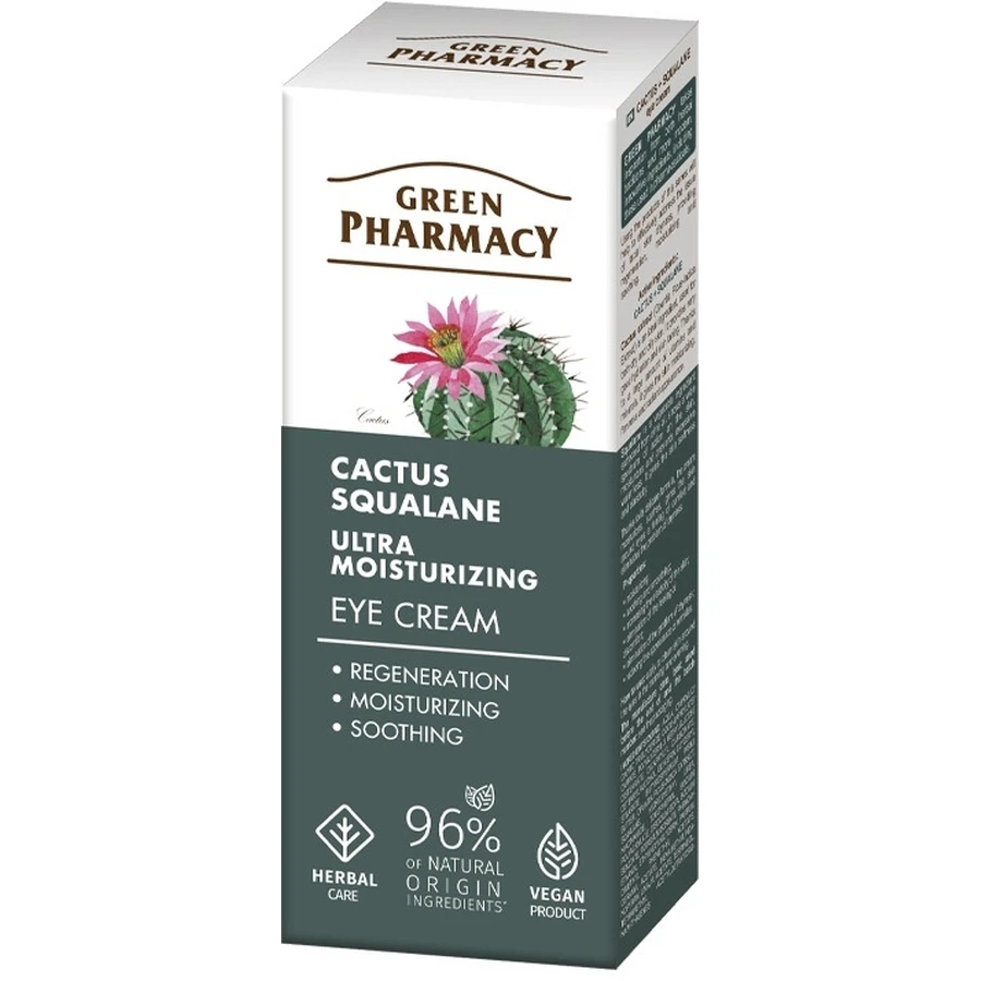 Groene apotheek Oogcrème cactus, squalaan 15 ml