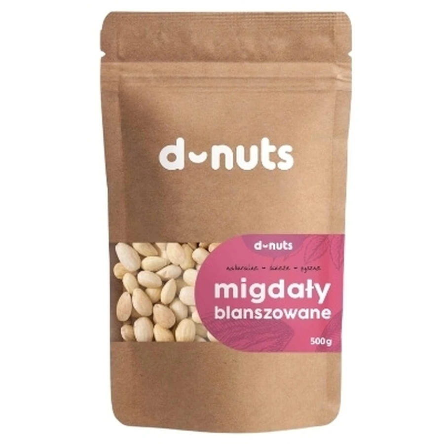 D-nuts Blanched Almonds 500 g