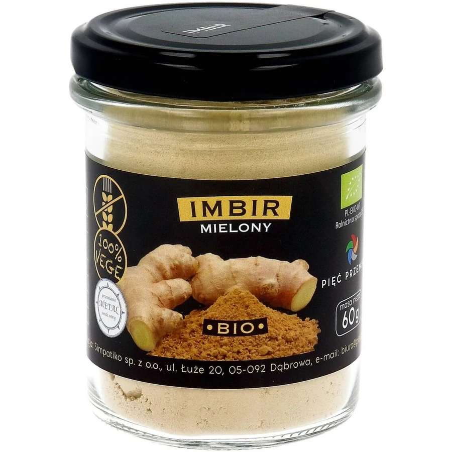Five Transformations Glutenfreier gemahlener Ingwer BIO 60 g