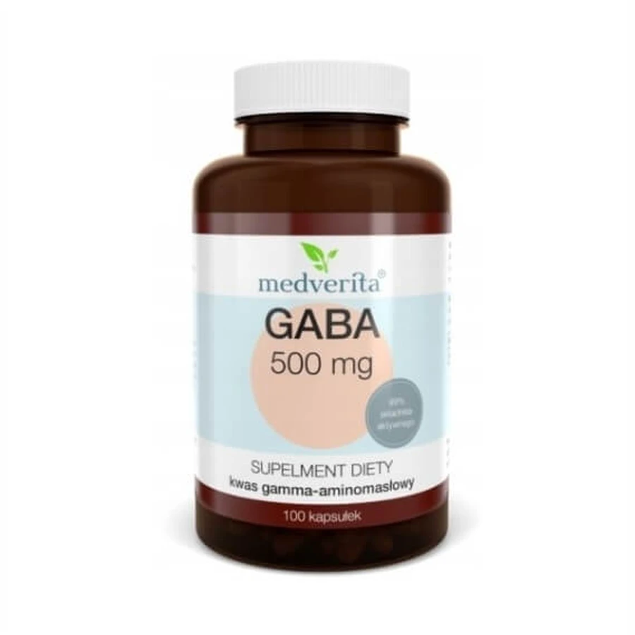 Medverita GABA 500 mg 100 capsules.